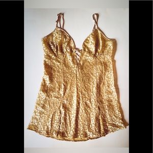 Gold Satin Slip
